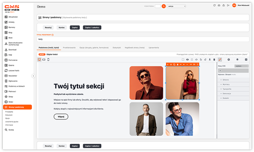 Odświeżony wizualny edytor stron typu przeciągnij i upuść